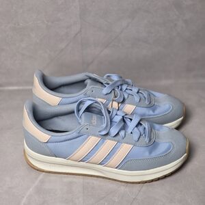 Adidas Kid's Blue and Pink Sneakers